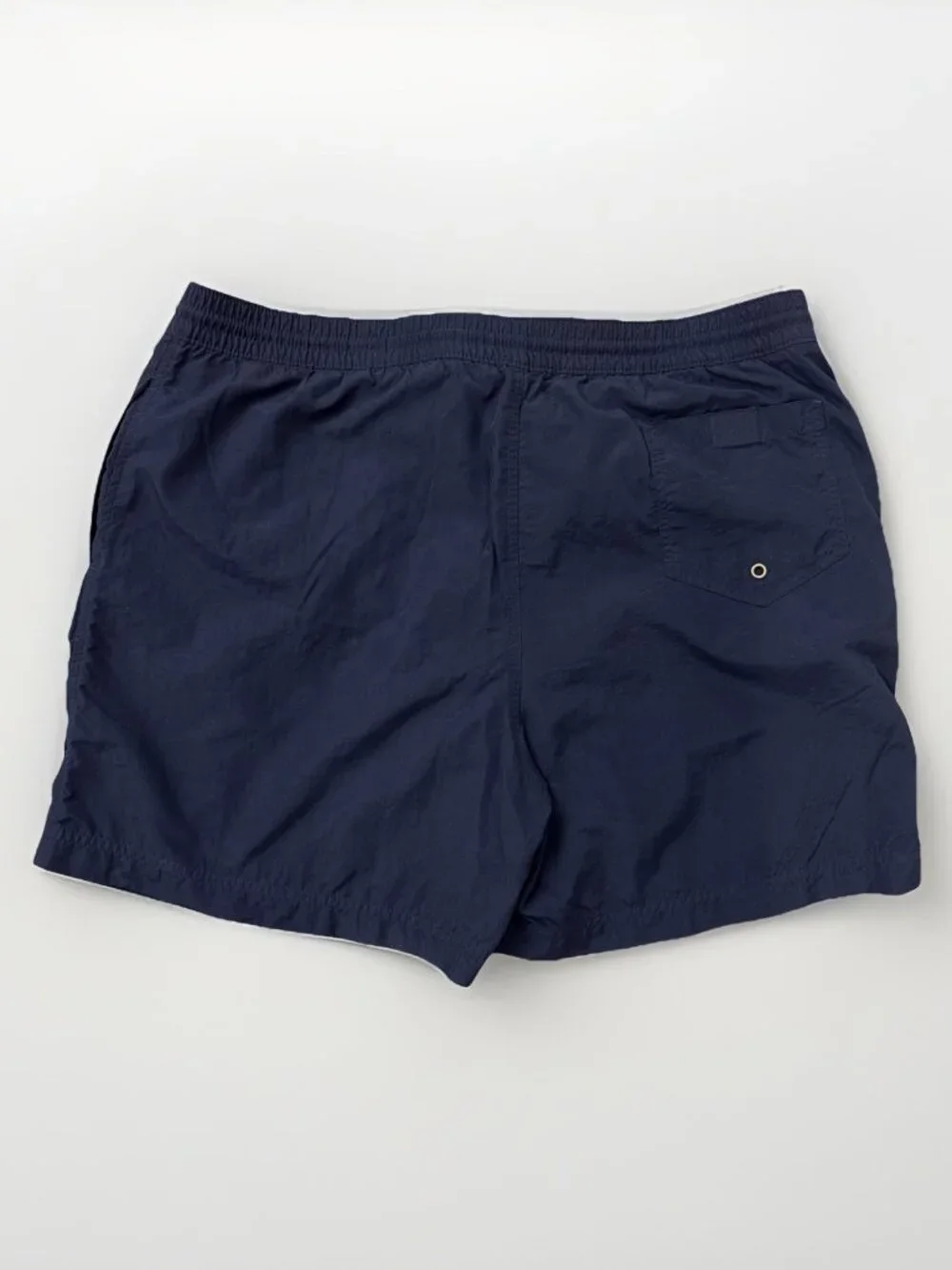 Vintage Polo Ralph Lauren Swim Trunks Shorts XXL Navy Green Mesh Lined RN 41381